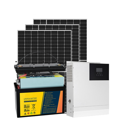 6KW 5KW с системы солнечной энергии системы солнечной энергии решетки фотовольтайческой с батареей