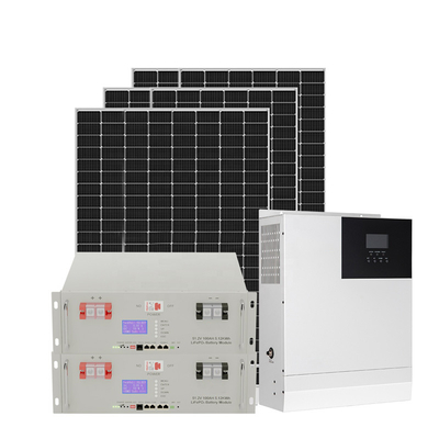 6KW 5KW с системы солнечной энергии системы солнечной энергии решетки фотовольтайческой с батареей