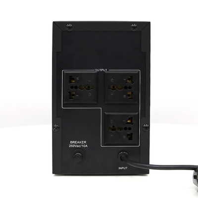 Одиночная фаза батареи лития 650VA UPS дисплея СИД 6000mAh