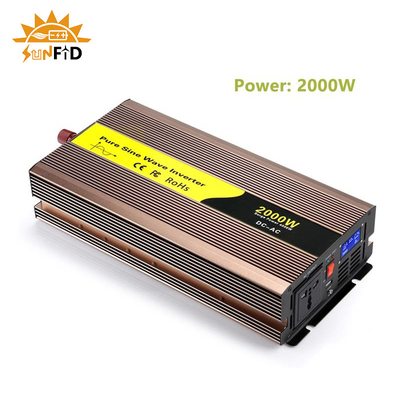 12V DC инвертора энергии волн синуса вольта 2000w чистый к AC 110V 220V