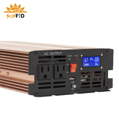 инвертор 24V 110V 220V волны синуса 48V 1500W 12V чистый