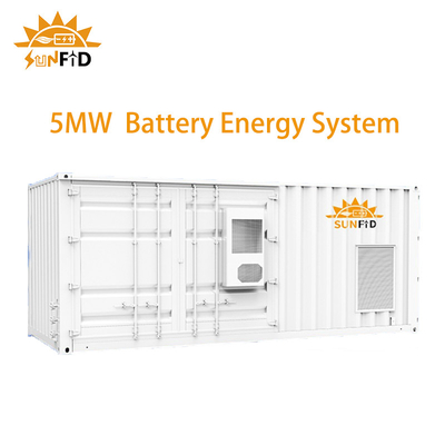 5MWH 30Ft Container Коммерческая система хранения солнечных батарей BESS