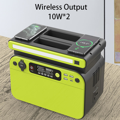 500W на открытом воздухе портативная электростанция 110V 220V LiFePO4