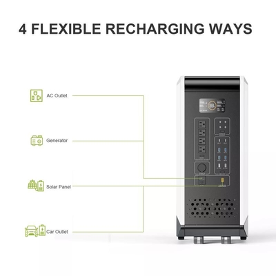 Банк силы генератора LiFePO4 2000w станции солнечной энергии портативный
