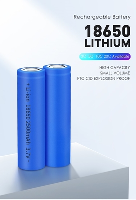 клетка батареи 25R 2500mAh Lifepo4 перезаряжаемые 3.7V цилиндрические 18650