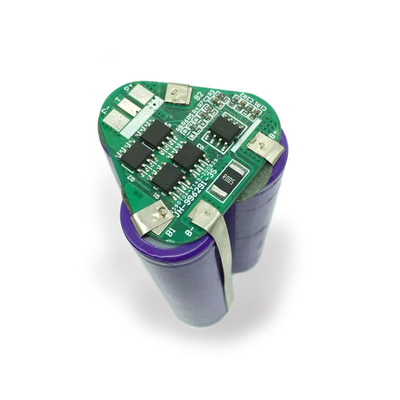 Pcb балансируя собрания 12V 100Ah 18650 BMS 3s 10A для батареи лития