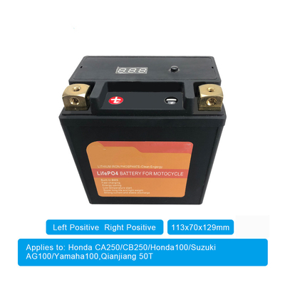 Батарея лития 4AH 12V на мотоцикле с батареями стопа стартера BMS