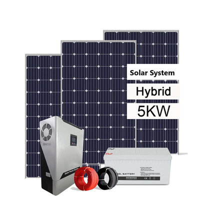 Гибрид с системы солнечной энергии 3KW решетки 5KW 8KW 10KW с батареями