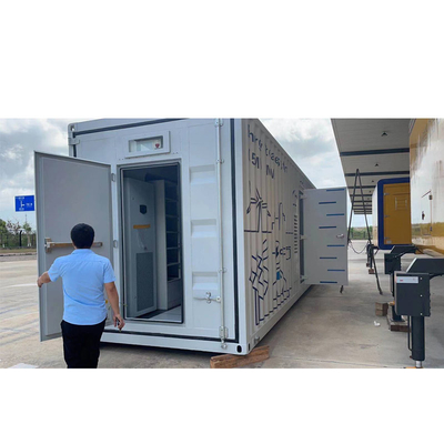 0.5MW на решетке с контейнера Lifepo4 IP65 солнечной системы 1MWH ESS решетки на открытом воздухе